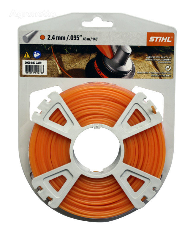 ŻYŁKA TNĄCA OKRĄGŁA Stihl 2.4mm x 83m untuk pemotong rumput halaman