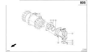 motor hidraulik untuk mesin pemanen gandum Claas Lexion 600