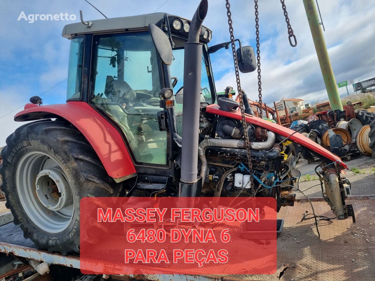 traktor roda Massey Ferguson 6480 Dyna 6 para peças